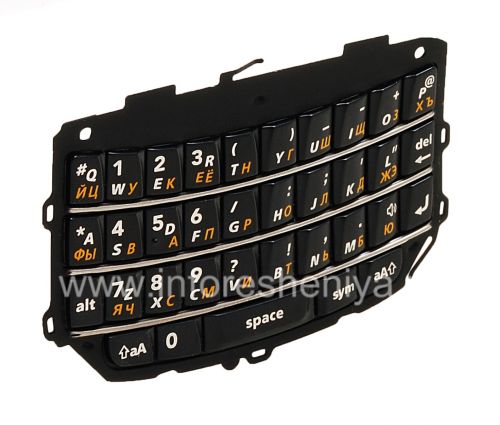 Photogallery for Clavier russe BlackBerry 9800/9810 Torch, Noir product