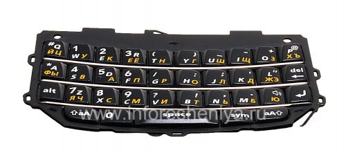 Photogallery for Clavier russe BlackBerry 9800/9810 Torch, Noir product