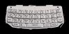 Photo 5 — Keyboard Rusia BlackBerry 9800 / 9810 Torch (ukiran), putih