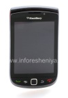 Фотография 1 — Оригинальный экран LCD в полной сборке для BlackBerry 9800 Torch, Темный металлик (Charcoal), тип 001/111