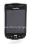Фотография 1 — Оригинальный экран LCD в полной сборке для BlackBerry 9800 Torch, Темный металлик (Charcoal), тип 002/111
