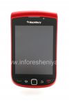 Фотография 1 — Оригинальный экран LCD в полной сборке для BlackBerry 9800 Torch, Красный, тип 002/111
