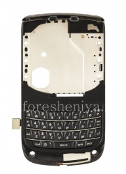 BlackBerry 9800 / 9810 Torch জন্য একটি ইনস্টল চিপ সঙ্গে মূল মামলার মাঝের অংশ, 9800, ব্ল্যাক