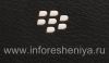 Photo 3 — Leather Case-saku logo BlackBerry untuk BlackBerry 9800 / 9810 Torch, Hitam, tekstur besar, logo plastik putih