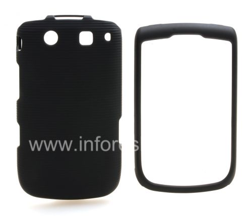 Галерея фотографий товара Фирменный пластиковый чехол Wireless Solutions для BlackBerry 9800/9810 Torch, Черный (Black)