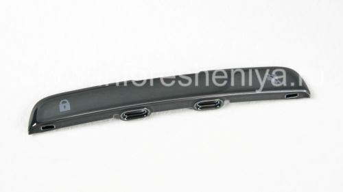 Photogallery for BlackBerry 9800 / 9810 Torch জন্য বোতাম সঙ্গে শীর্ষ প্যানেল, ডার্ক ধাতব (কাঠকয়লা) product