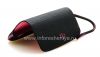 Photo 10 — ब्लैकबेरी 9800/9810 Torch के लिए मूल चमड़े के मामले बैग चमड़े फोलियो, काला / गुलाबी (डब्ल्यू / गुलाबी एक्सेंट काला)