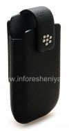 Фотография 3 — Оригинальный кожаный чехол с клипсой Leather Swivel Holster для BlackBerry, Черный
