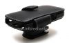 Фотография 7 — Фирменный кожаный чехол ручной работы Monaco Flip/Book Type Leather Case для BlackBerry 9800/9810 Torch, Черный (Black), Горизонтально открывающийся (Book)