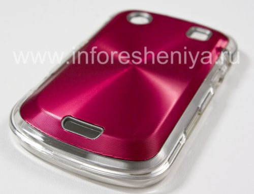 Галерея фотографий товара Пластиковый чехол с металлической вставкой "CD" для BlackBerry 9900/9930 Bold Touch, Красный