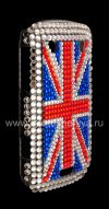 Фотография 3 — Пластиковый чехол-крышка со стразами для BlackBerry 9900/9930 Bold Touch, Флаг, Великобритания