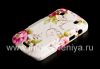 Photo 3 — Plastik tas-cover "Ornamen" untuk BlackBerry 9900 / 9930 Bold Sentuh, Seri "Bunga", White