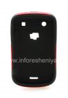 Фотография 2 — Чехол повышенной прочности перфорированный для BlackBerry 9900/9930 Bold Touch, Черный/Красный
