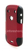Фотография 3 — Чехол повышенной прочности перфорированный для BlackBerry 9900/9930 Bold Touch, Черный/Красный