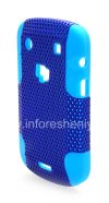 Photo 3 — Couvrir robuste perforés pour BlackBerry 9900/9930 Bold tactile, Bleu / Bleu