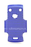 Photo 6 — penutup berlubang kasar untuk BlackBerry 9900 / 9930 Bold Sentuh, Biru / biru