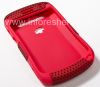 Photo 2 — La cubierta resistente perforado para BlackBerry 9900/9930 Bold Touch, Rojo / Rojo
