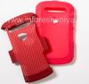 Фотография 6 — Чехол повышенной прочности перфорированный для BlackBerry 9900/9930 Bold Touch, Красный/Красный