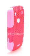 Photo 4 — BlackBerry 9900 / 9930 Bold টাচ জন্য শ্রমসাধ্য সচ্ছিদ্র কভার, পিঙ্ক / রাস্পবেরী