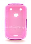 Фотография 4 — Чехол повышенной прочности перфорированный для BlackBerry 9900/9930 Bold Touch, Розовый/Фиолетовый