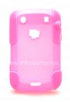 Фотография 7 — Чехол повышенной прочности перфорированный для BlackBerry 9900/9930 Bold Touch, Розовый/Фиолетовый