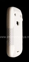 Photo 4 — La cubierta resistente perforado para BlackBerry 9900/9930 Bold Touch, Blanco / negro