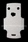 Photo 6 — La cubierta resistente perforado para BlackBerry 9900/9930 Bold Touch, Blanco / negro
