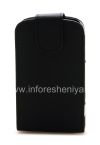 Photo 1 — Leather case cover with vertical opening for BlackBerry 9900/9930 Bold Touch, Black, large texture