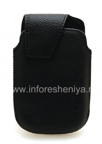 Leather case with clip for BlackBerry 9900/9930/9720