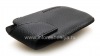 Photo 7 — Leder-Tasche mit Clip für Blackberry 9900/9930/9720, Schwarz, Große Textur