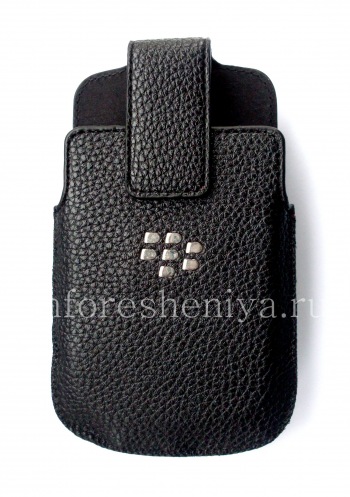 Leder-Tasche mit Clip für Blackberry 9900/9930/9720