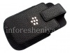 Photo 5 — Funda de piel con clip para BlackBerry 9900/9930/9720, C negro textura grande