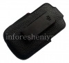 Photo 6 — Leather case with clip for BlackBerry 9900/9930/9720, Black c large texture