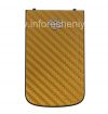 Photo 1 — Exclusive Back Cover for BlackBerry 9900/9930 Bold Touch, "Woven", Gold