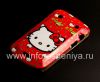 Photo 18 — Plastic isikhwama-cap ne isibonelo BlackBerry 9900 / 9930 Bold Touch, Uchungechunge "Hello Kitty"