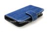 Photo 5 — Cloth Case horizontal opening Blue Jeans Wallet for BlackBerry 9900/9930 Bold Touch, Blue jeans