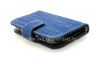 Photo 6 — Caja del paño abertura horizontal Blue Jeans Monedero para BlackBerry 9900/9930 Bold Touch, Blue jeans