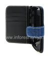 Photo 8 — Tissu Case ouverture horizontale Blue Jeans Portefeuille pour BlackBerry 9900/9930 Bold tactile, blue jeans