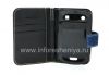 Photo 9 — নীল জিন্স ওয়ালেট BlackBerry 9900 / 9930 Bold টাচ জন্য কাপড় কেস অনুভূমিক উদ্বোধনী, নীল জিন্স