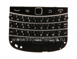 与董事会和触控板的BlackBerry 9900 / 9930 Bold触摸原来的英文键盘组件, 黑