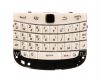 Photo 1 — El montaje original teclado Inglés con la junta y el trackpad para BlackBerry 9900/9930 Bold Touch, Color blanco
