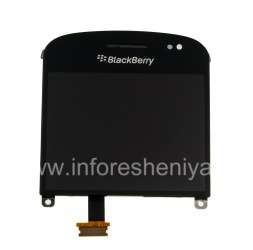 Layar LCD + layar sentuh (Touchscreen) perakitan untuk BlackBerry 9900 / 9930 Bold Sentuh, Hitam, Type 001/111