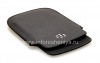 Photo 6 — Leather Case-pocket for BlackBerry 9900/9930/9720, Black, Large grain, metal logo