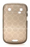 Photo 1 — Funda de silicona llena de patrones "Anillos" para BlackBerry 9900/9930 Bold Touch, Gris