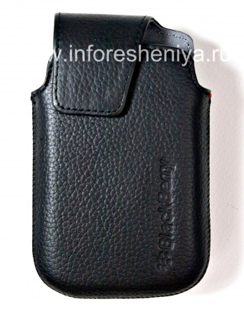 L'étui en cuir d'origine avec clip Étui pivotant en cuir pour BlackBerry 9900/9930/9720