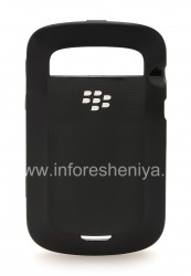 Оригинальный пластиковый чехол-крышка Hard Shell Case для BlackBerry 9900/9930 Bold Touch, Черный (Black)