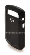 Photo 6 — 原来的塑料盖，盖硬壳案例BlackBerry 9900 / 9930 Bold触摸, 黑（黑）