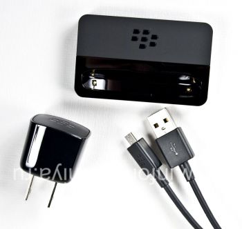 Original desktop charger "Glass" Carging Pod Bundle for BlackBerry 9900/9930 Bold Touch
