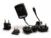 Фотография 15 — Оригинальное настольное зарядное устройство "Стакан" International Carging Pod Bundle с насадками для разных стран для BlackBerry 9900/9930 Bold Touch, Черный (Black)