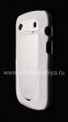 Фотография 3 — Фирменный пластиковый чехол-крышка с металлической вставкой iSkin Aura для BlackBerry 9900/9930 Bold Touch, Белый (White)